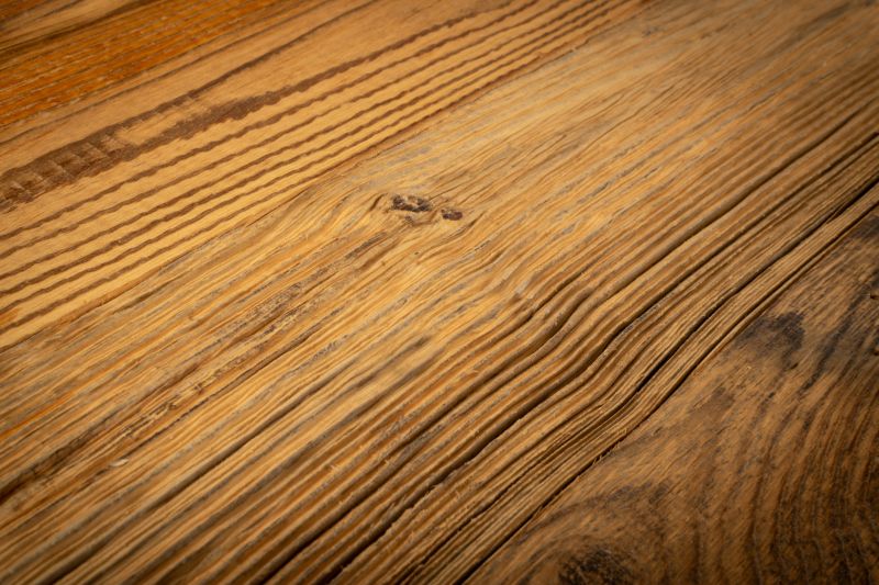 Close-up of Refinished Wood Grain